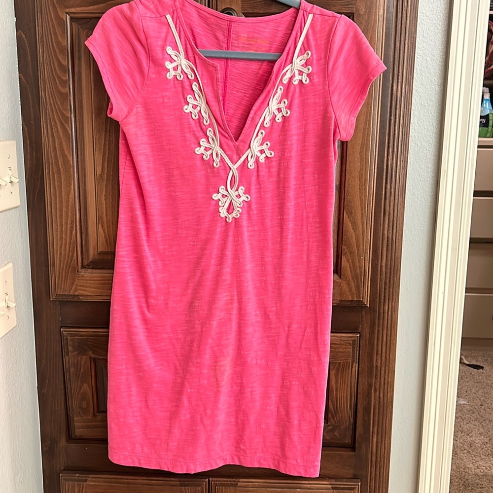 Lilly Pulitzer hot pink dress Small